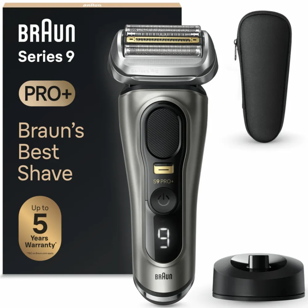 Scheren & Ontharen<Braun Elektrisch Scheerapparaat Series 9 Pro+ E Wet & Dry 9515s Grafiet