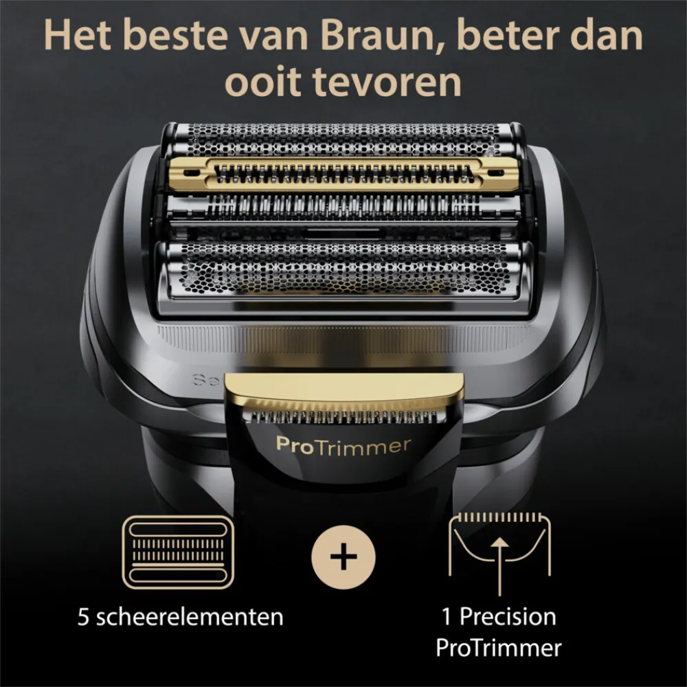 Scheren & Ontharen<Braun Elektrisch Scheerapparaat Series 9 Pro+ E Wet & Dry 9515s Grafiet
