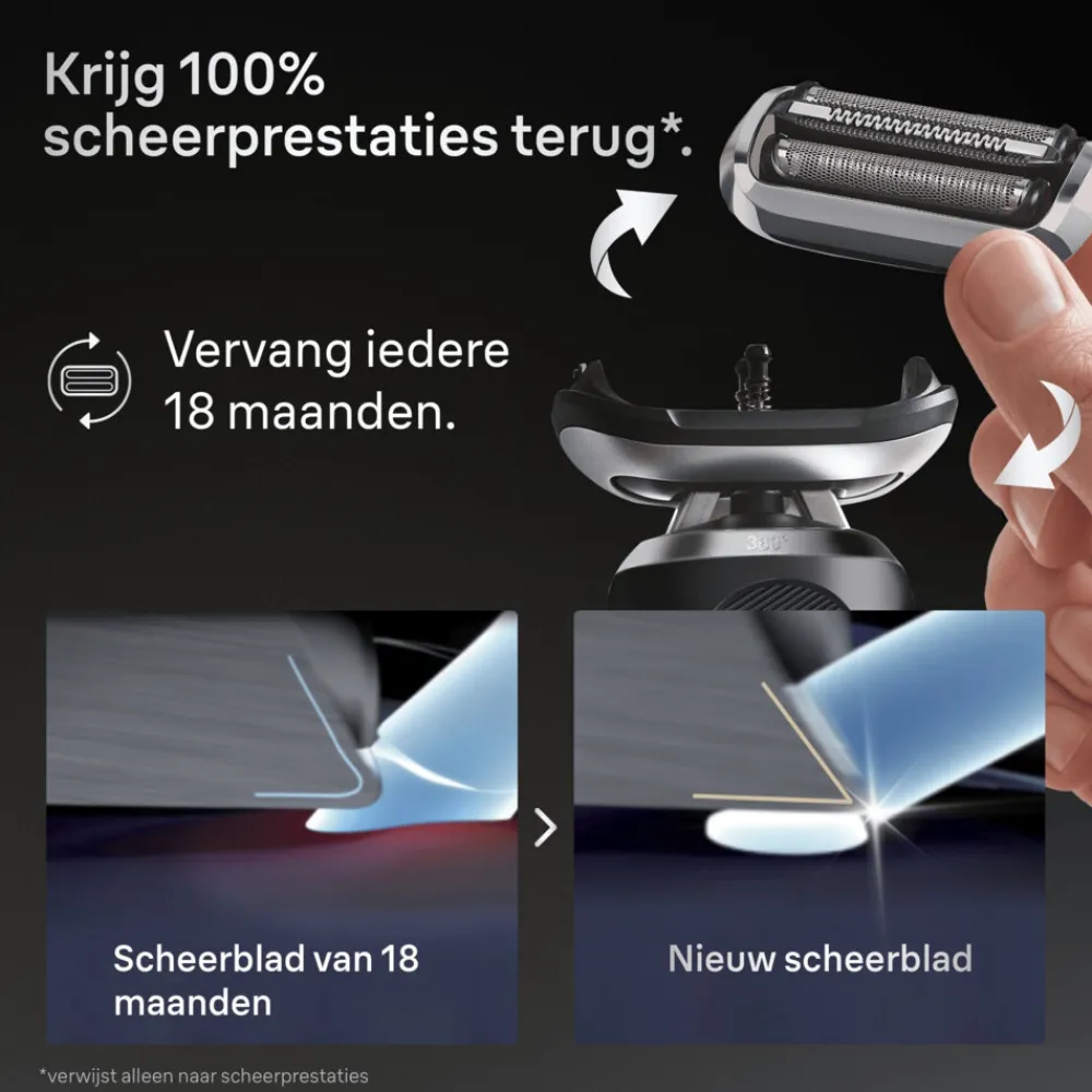 Elektrisch Scheerapparaat Vervangingskop Series 7 74S^Braun Hot