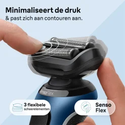 Outlet Elektrisch Scheerapparaat Series 6 61-B1000s Blauw Heren Scheren & Ontharen