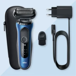 Outlet Elektrisch Scheerapparaat Series 6 61-B1000s Blauw Heren Scheren & Ontharen
