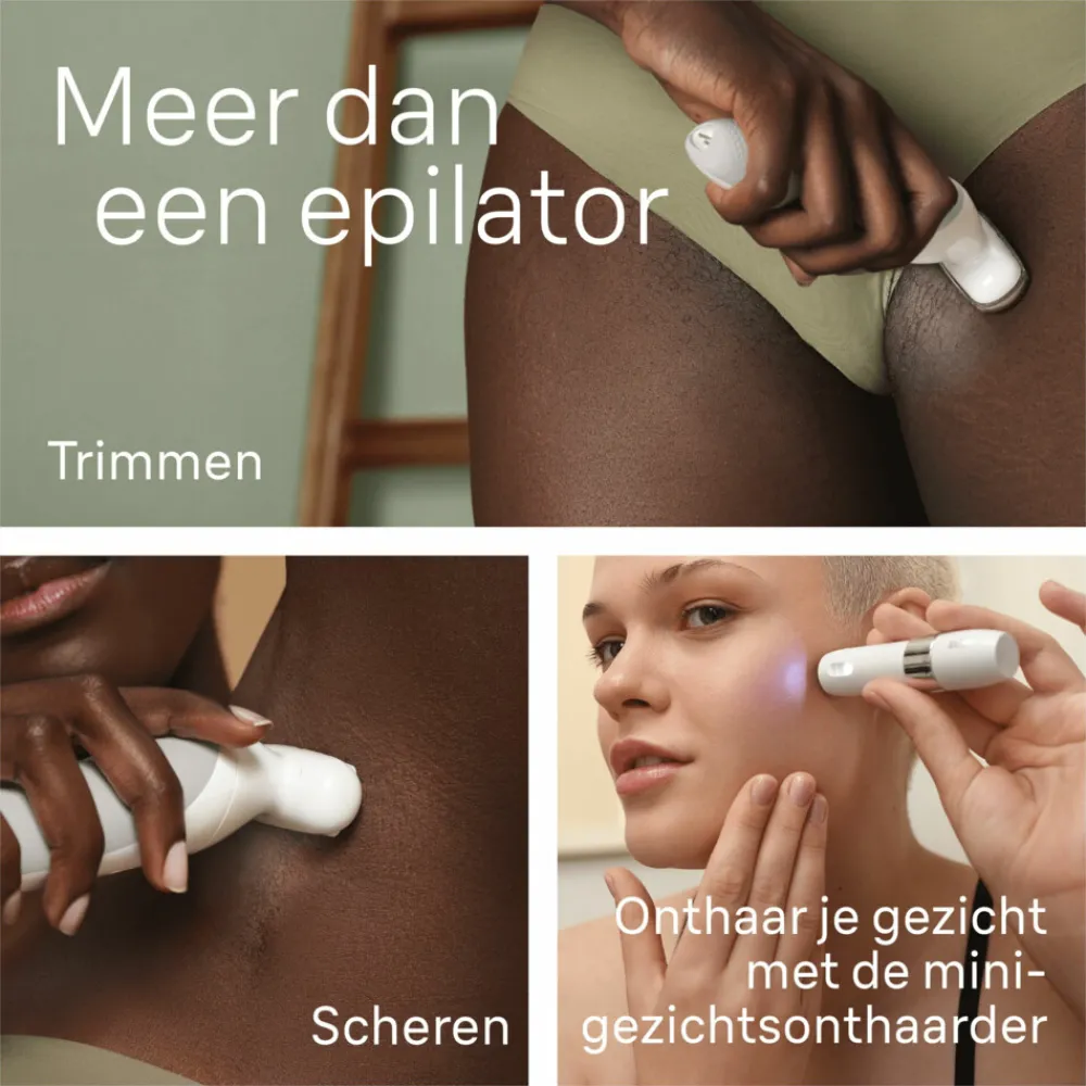 Discount Epilator Silk-épil 9 9-041 Wit/Zilver Heren Scheren & Ontharen
