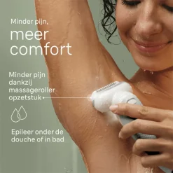 Discount Epilator Silk-épil 9 9-041 Wit/Zilver Heren Scheren & Ontharen