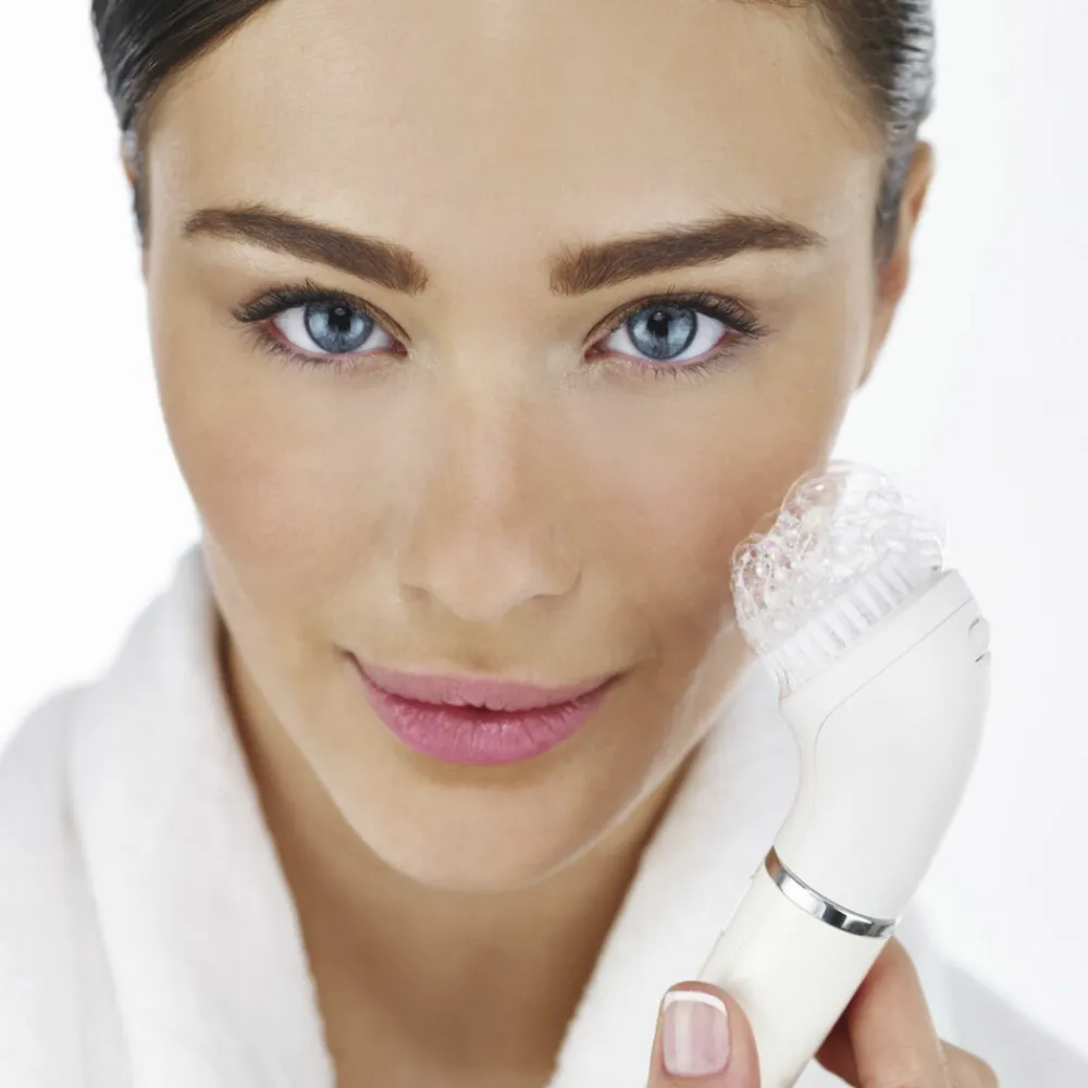 Gezichtsepilator en Reinigingsborstel Face 810^Braun Best