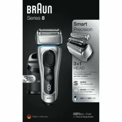 Scheren & Ontharen<Braun Scheerapparaat Series 8 8370cc Zilver