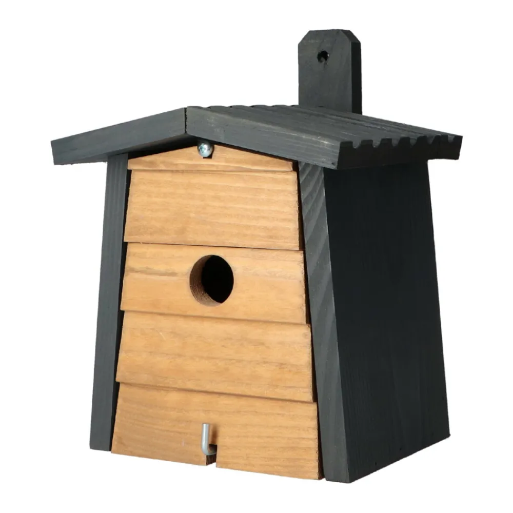 Online Home Black Line Nestkast Freyr Vogels En Tuindieren