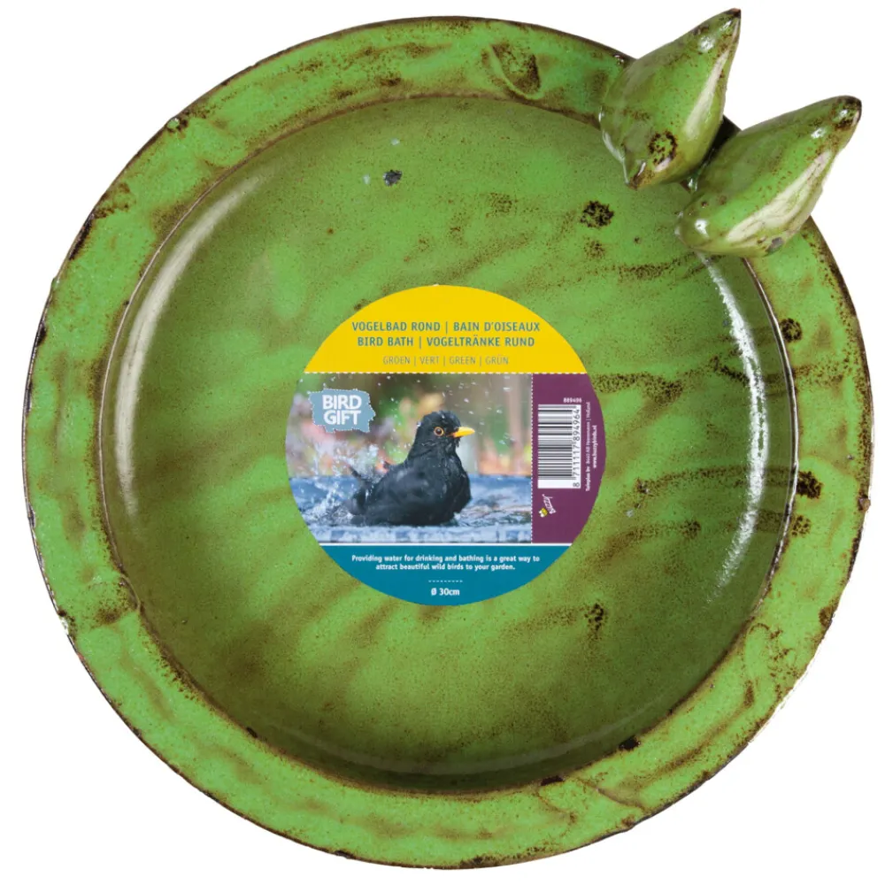 Vogelbad Rond Groen^Bûten Hot