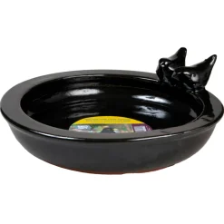 Vogels En Tuindieren<Bûten Vogelbad Rond Zwart