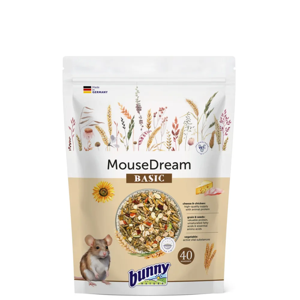 Droogvoer & Zaden<Bunny Nature Muisdroom Basic 500 gr