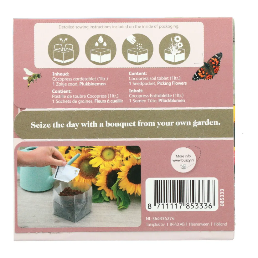 Bouquets Bar Bloemzaden Cheerful Picking Flowers 0,75 gr^Buzzy Discount