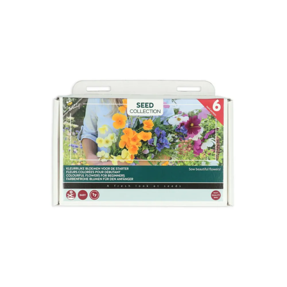 Kweken En Zaden<Buzzy Collection Kweekset 6 Kleurrijke Bloemen Voor De Starter 1 set