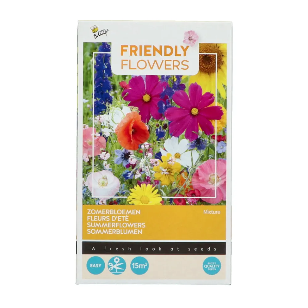 Kweken En Zaden<Buzzy Friendly Flowers 15 m² Zomerbloemen