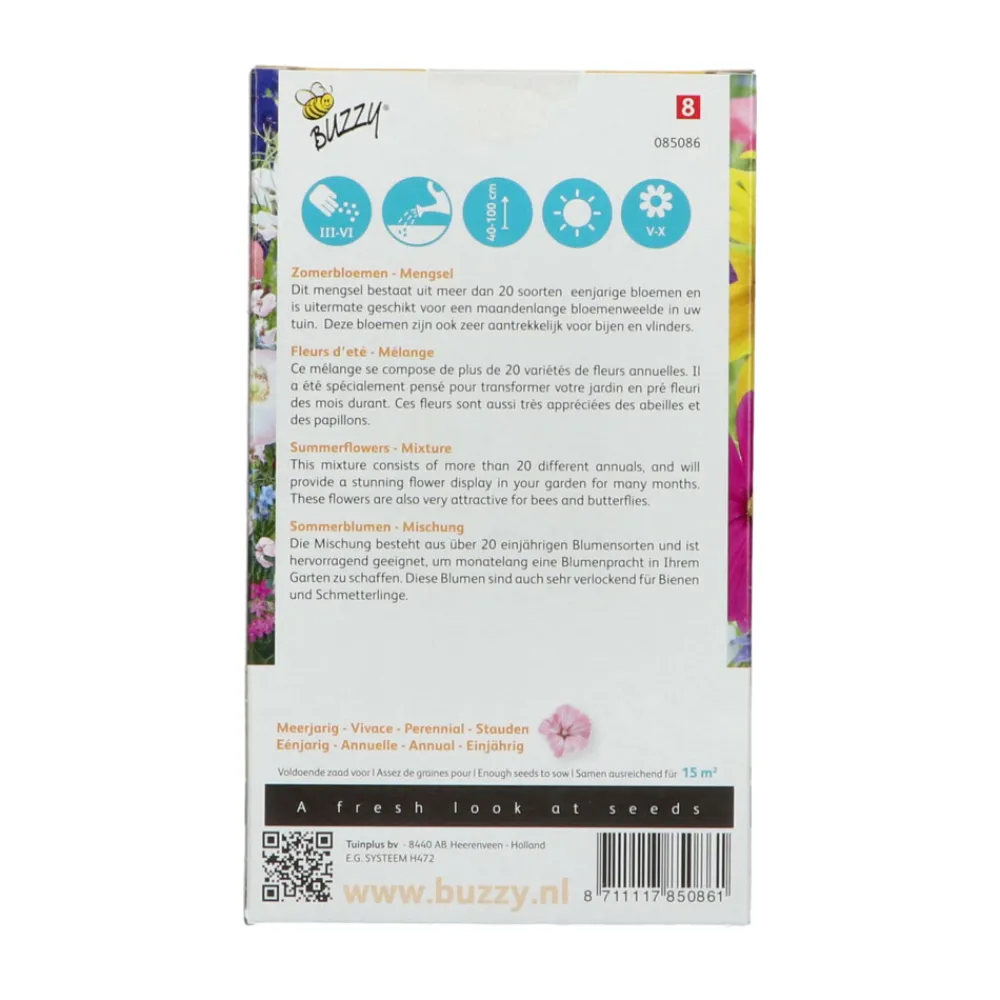 Kweken En Zaden<Buzzy Friendly Flowers 15 m² Zomerbloemen