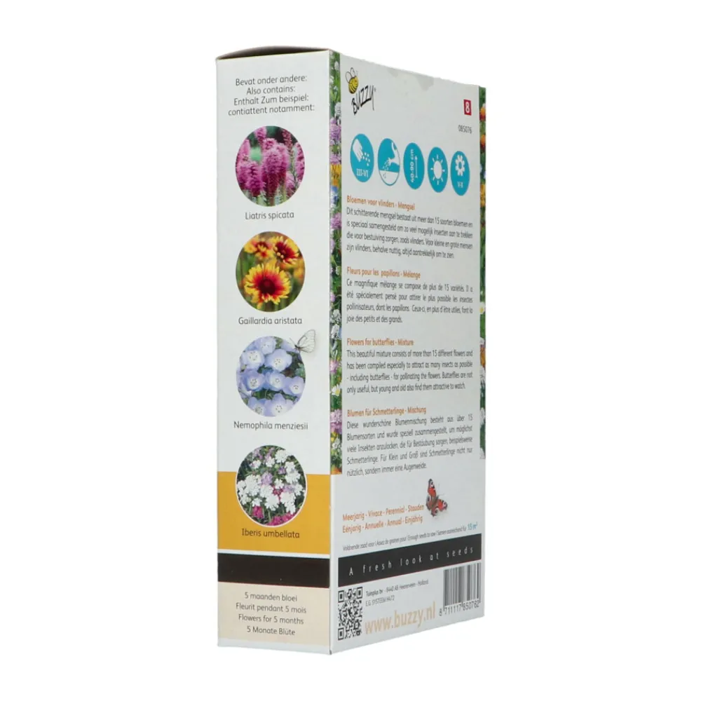 Friendly Flowers Laag 15 m² Vlinders^Buzzy New