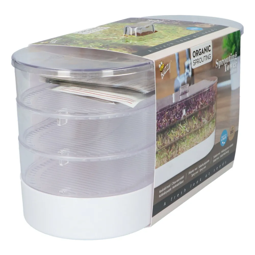 Kweekset Tower 3 Laags Biologisch^Buzzy Discount