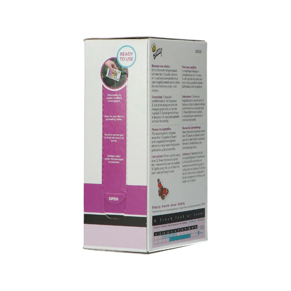 Strooidoosje Friendly Flowers Vlinders Laag 25 m²^Buzzy Outlet