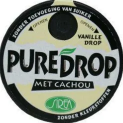 Snoep<Cachou Keelpastilles Pure Drop Vanille