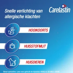 Allergie<Carelastin Extra Sterk Azelastine Neusspray bij Hooikoorts 10 ml