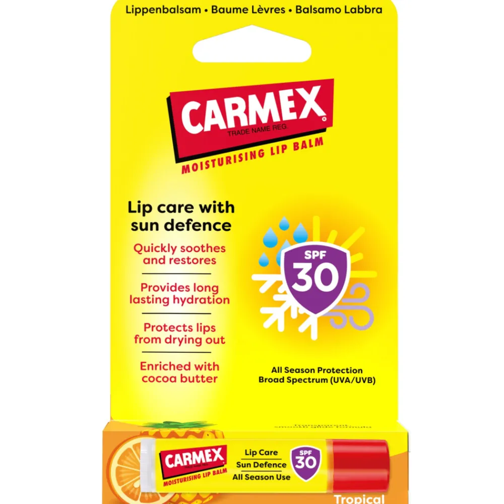 Lipverzorging<Carmex Lippenbalsem Sun Defense Stick SPF 30 4,25 gr