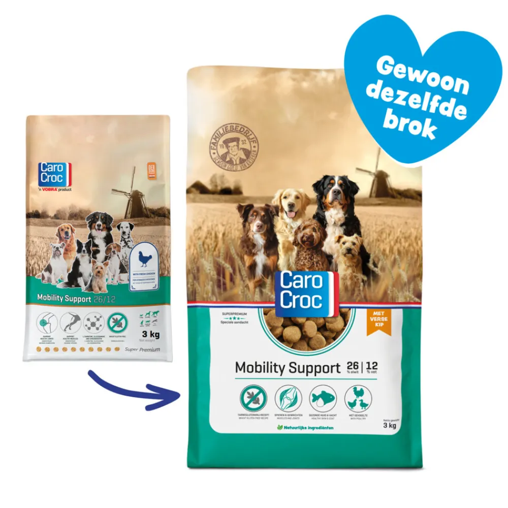 Hondenvoer Mobility Support 3 kg^CaroCroc