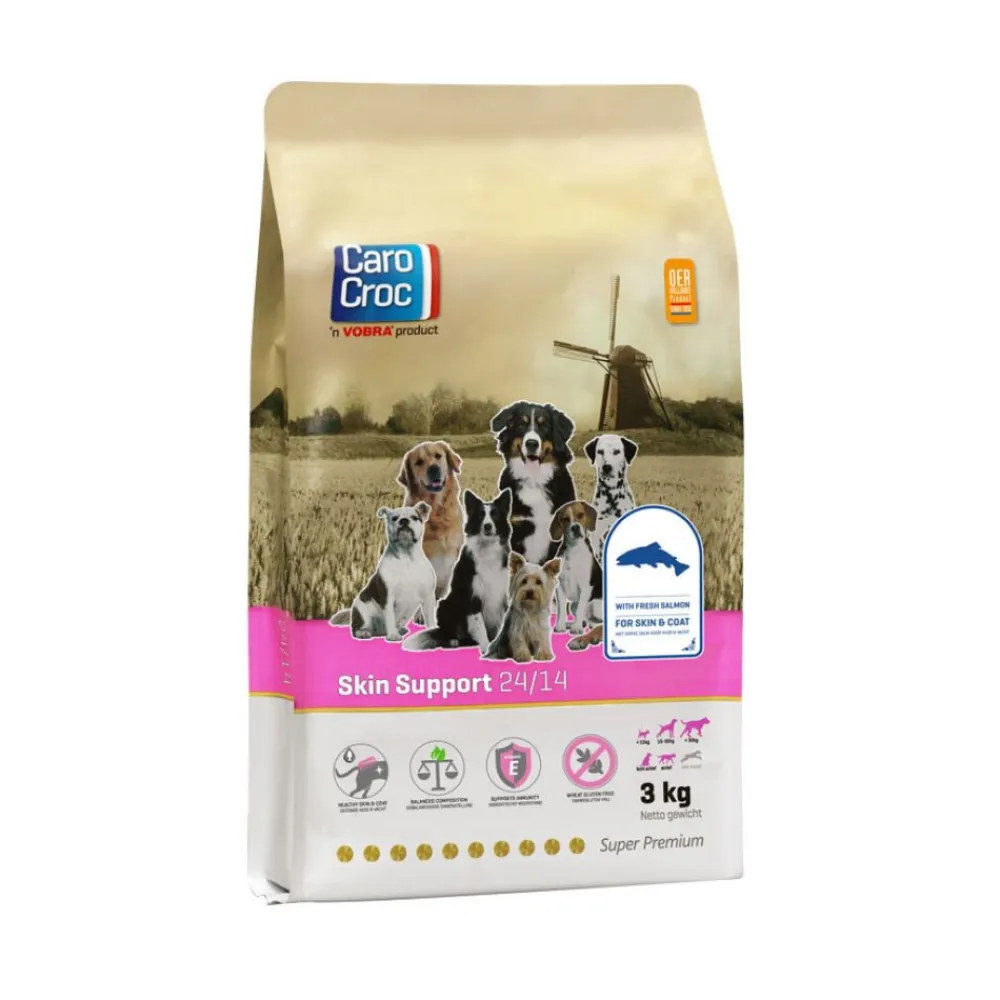 Hondenvoer Skin Support 24/14 3 kg^CaroCroc Clearance