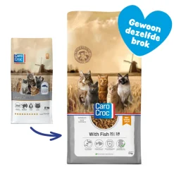Kattenvoer Vis 31/18 2 kg^CaroCroc Online