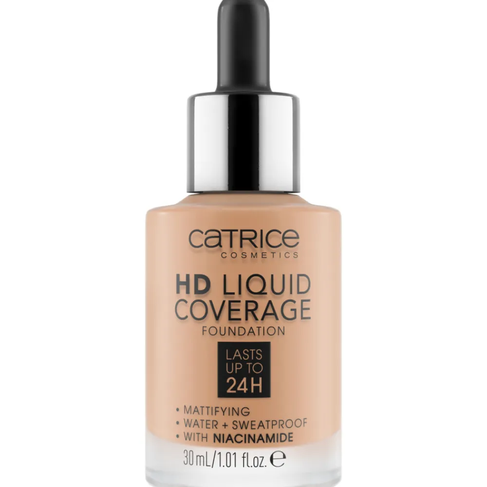 Foundation<Catrice HD Liquid Coverage Foundation 040 Warm Beige 30 ml