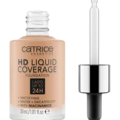Foundation<Catrice HD Liquid Coverage Foundation 040 Warm Beige 30 ml