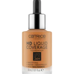 Foundation<Catrice HD Liquid Coverage Foundation 082 Warm Caramel 30 ml