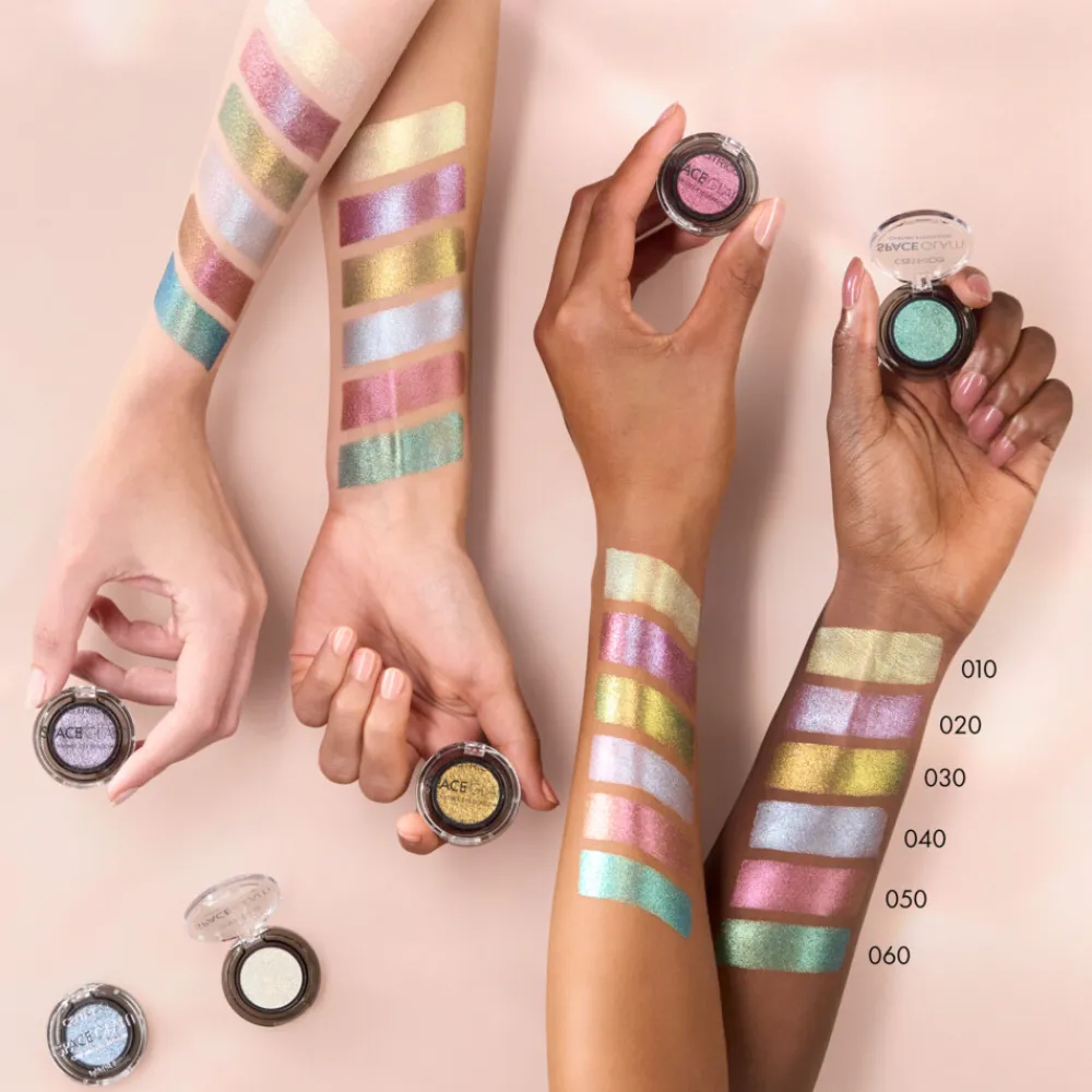 Online Space Glam Chrome Eyeshadow 050 Cosmic Coral 1 gr Oogschaduw