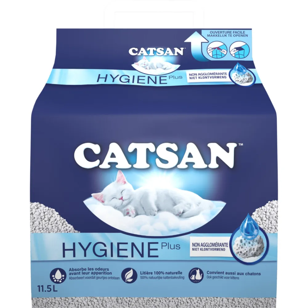 Kattenbakvulling Hygiene Plus 11,5 liter^Catsan Online