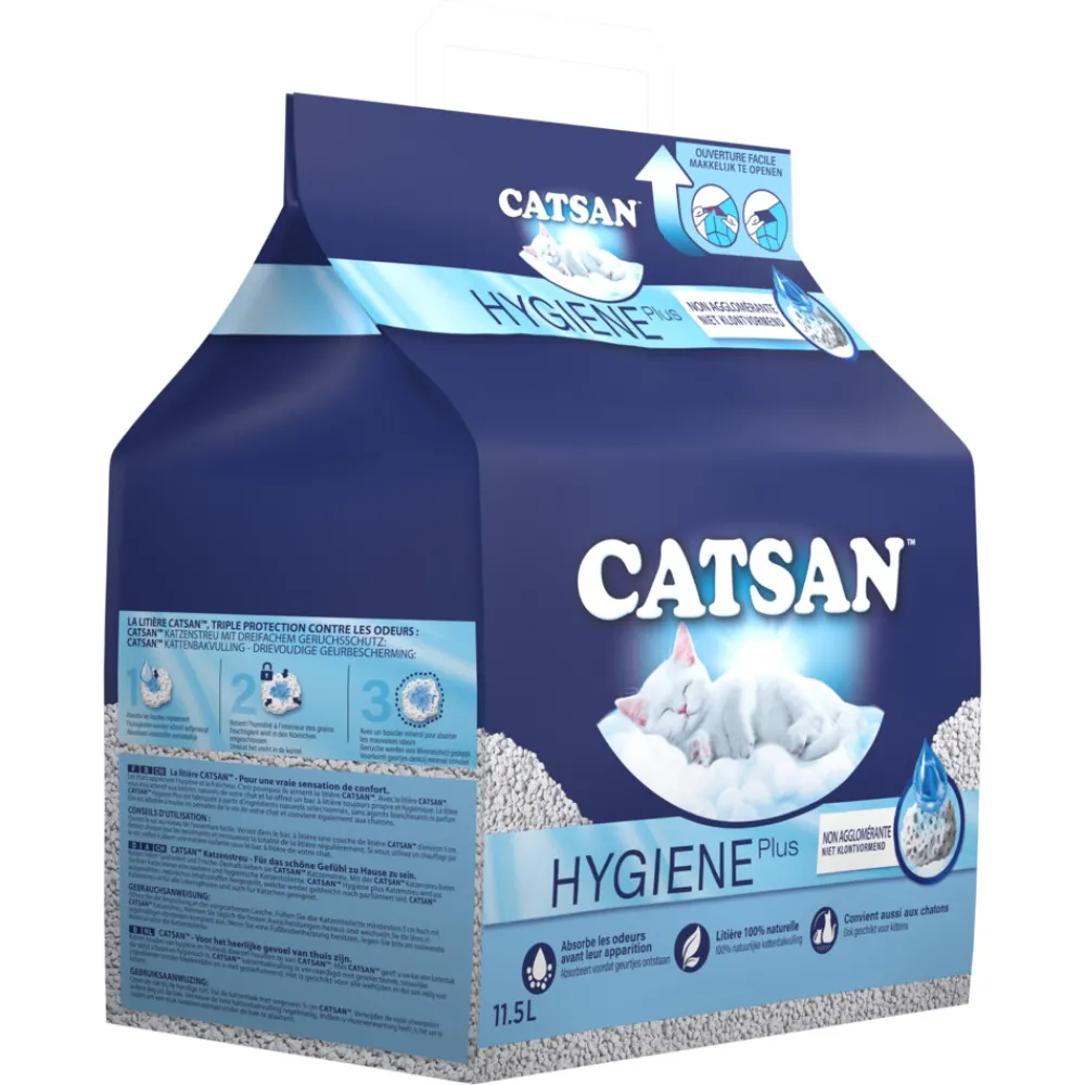Kattenbakvulling Hygiene Plus 11,5 liter^Catsan Online