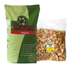 Hondenvoer< Cavom Hondenvoer met Voskes Koekjes Pakket