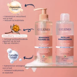 Reiniging<Celenes Bergbraam Reinigende Foam Gel Droge / Gevoelige Huid 250 ml