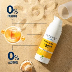 Herbal Dry Touch Zonnefluïde SPF 50+ Alle Huidtypes 50 ml^Celenes Sale