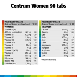 Woman Multivitaminen 90 tabletten^Centrum