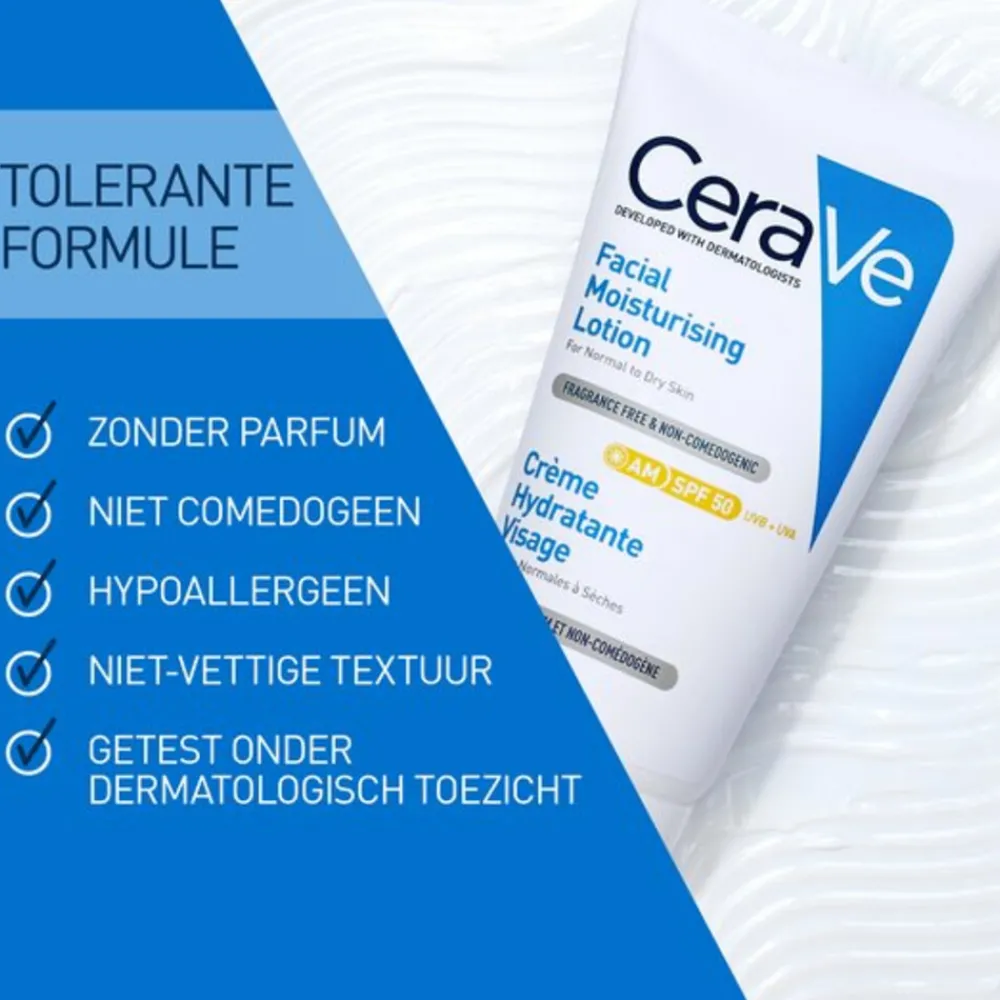 Gezicht<CeraVe Hydraterende Gezichtscrème SPF 50 52 ml