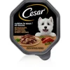 Hondenvoer<Cesar Cuisine in Saus Kuipje Kalkoen en Rund 150 gr
