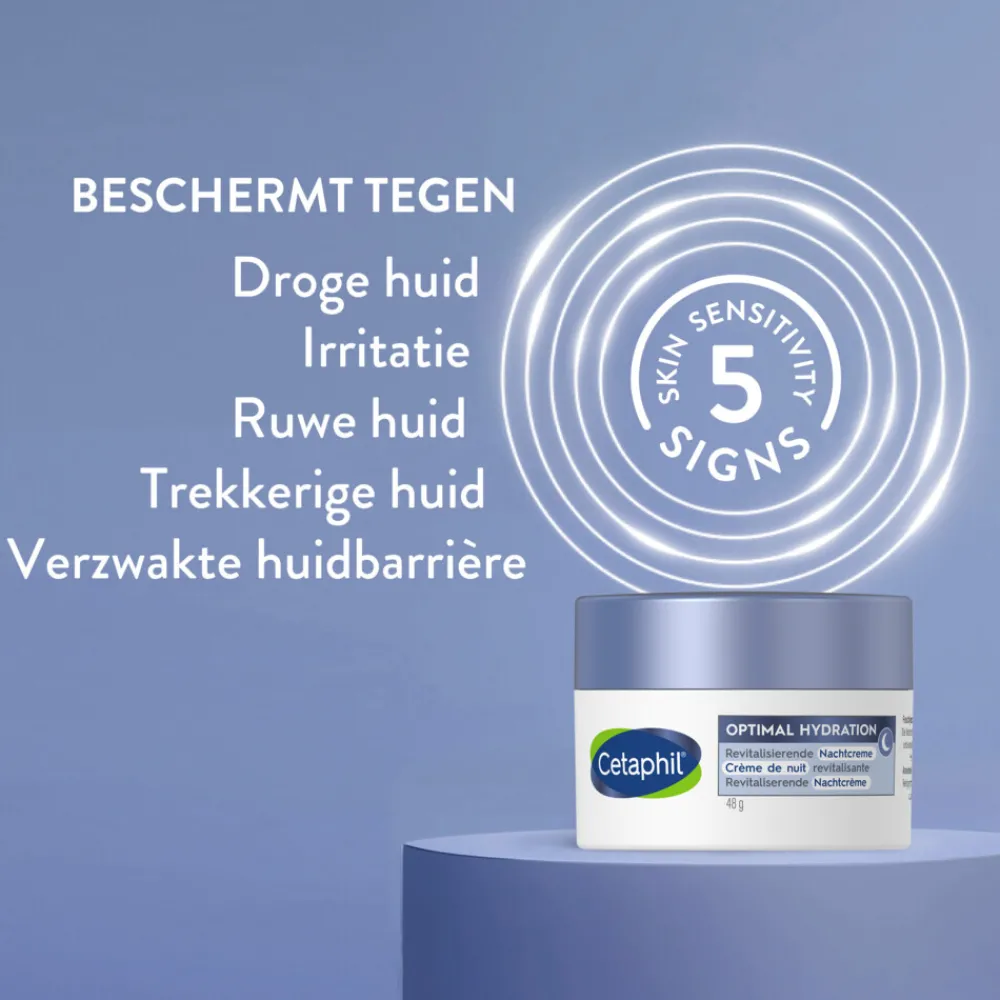 Gezicht<Cetaphil Optimal Hydration Herstellende Nachtcrème 48 gr