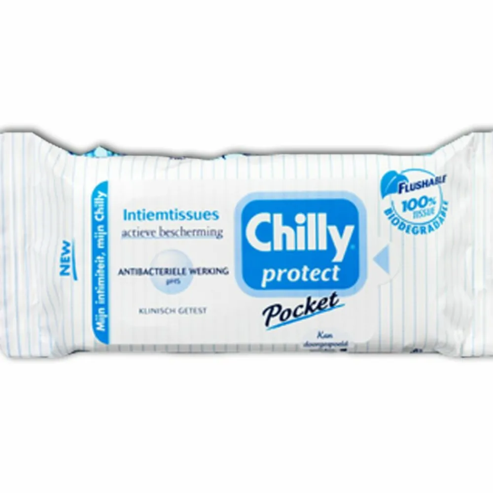 Pocket Intiemtissues Doekjes Protect 12 stuks^Chilly Hot