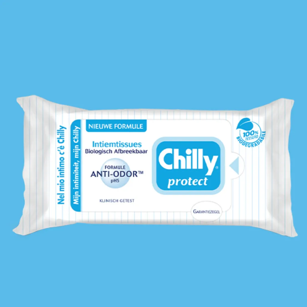 Pocket Intiemtissues Doekjes Protect 12 stuks^Chilly Hot
