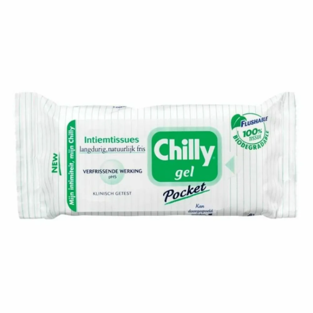 Intiemhygiëne<Chilly Pocket Intiemtissues Doekjes Gel & Fresh 12 stuks
