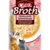 Kattenvoer<Ciao Broth Kattensnack Chicken & Salmon 40 gr