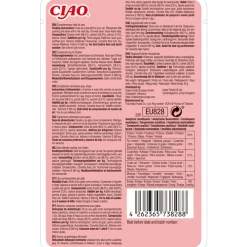 Kattenvoer<Ciao Broth Kattensnack Chicken & Salmon 40 gr