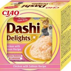 Dashi Delights Kattenvoer Nat Chicken & Salmon 70 gr^Ciao New