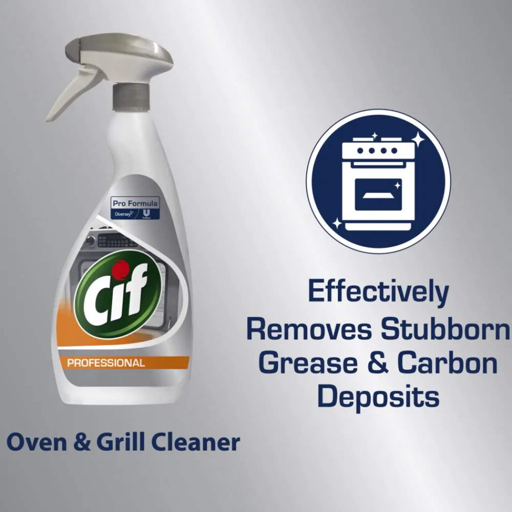 Professioneel Schoonmaakmiddel|Keukenartikelen<Cif Professional Oven -en Grillreiniger Pro Formula 750 ml