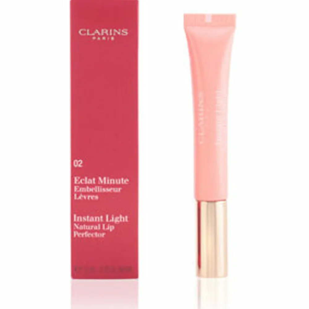 Natural Lip Perfector Lipgloss 02 Apricot Shimmer 12 ml^Clarins New