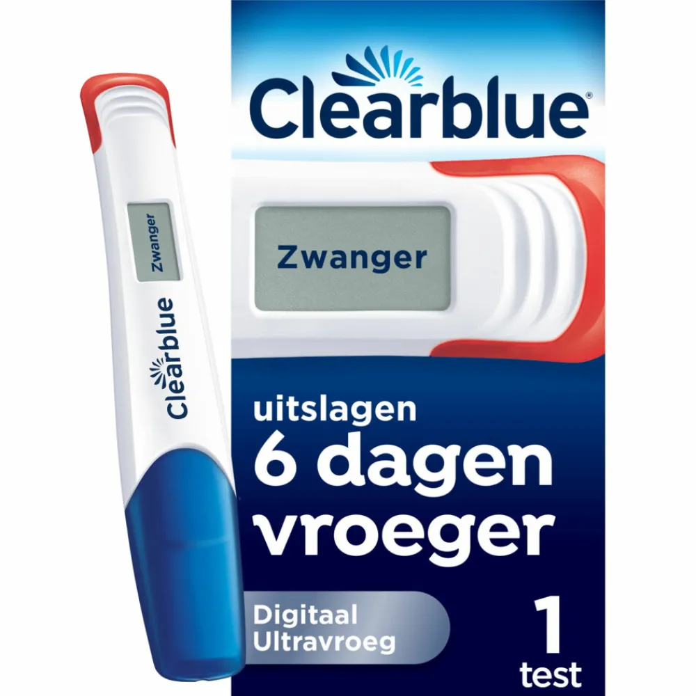 Zwangerschapstest Ultravroeg Digitaal^Clearblue Sale