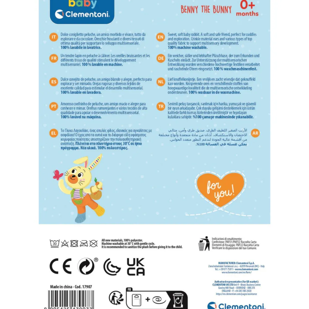 Knuffels<Clementoni Knuffel in Doos Bear