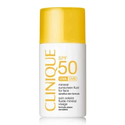 Hot Mineral Sunscreen Fluid For Face SPF 50 30 ml Zonbescherming